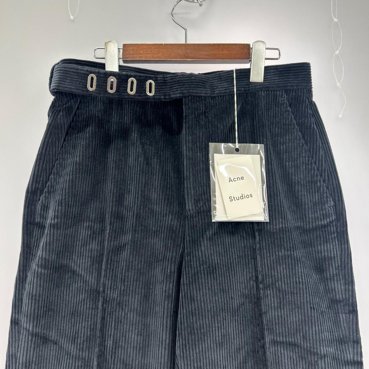 パンツ Corduroy Regular Trousers 黒 (48) 48 ブラック