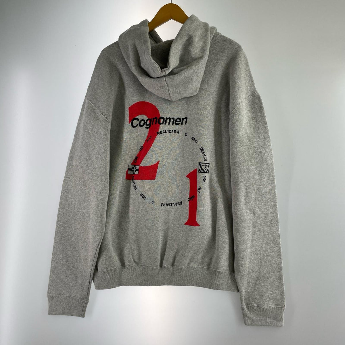 パーカー ロゴパーカー GRY L グレー