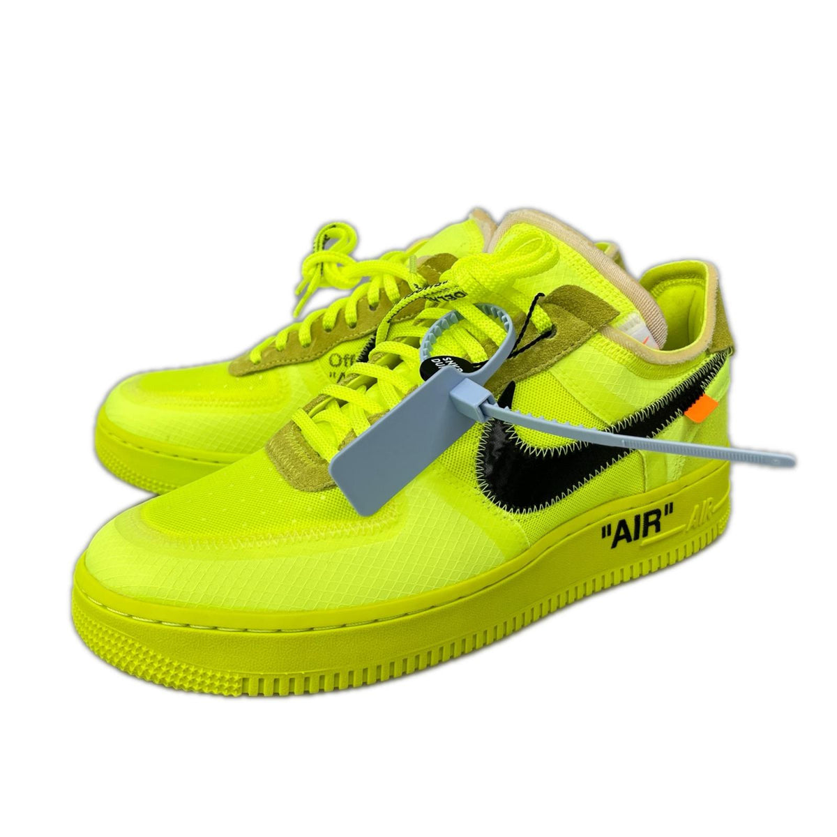 スニーカー ×OFF-WHITE THE 10 AIR FORCE 1 LOW VOLT 27.5cm (US9 1/2 UK9 EU45) イエロー