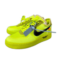 スニーカー ×OFF-WHITE THE 10 AIR FORCE 1 LOW VOLT 27.5cm (US9 1/2 UK9 EU45) イエロー