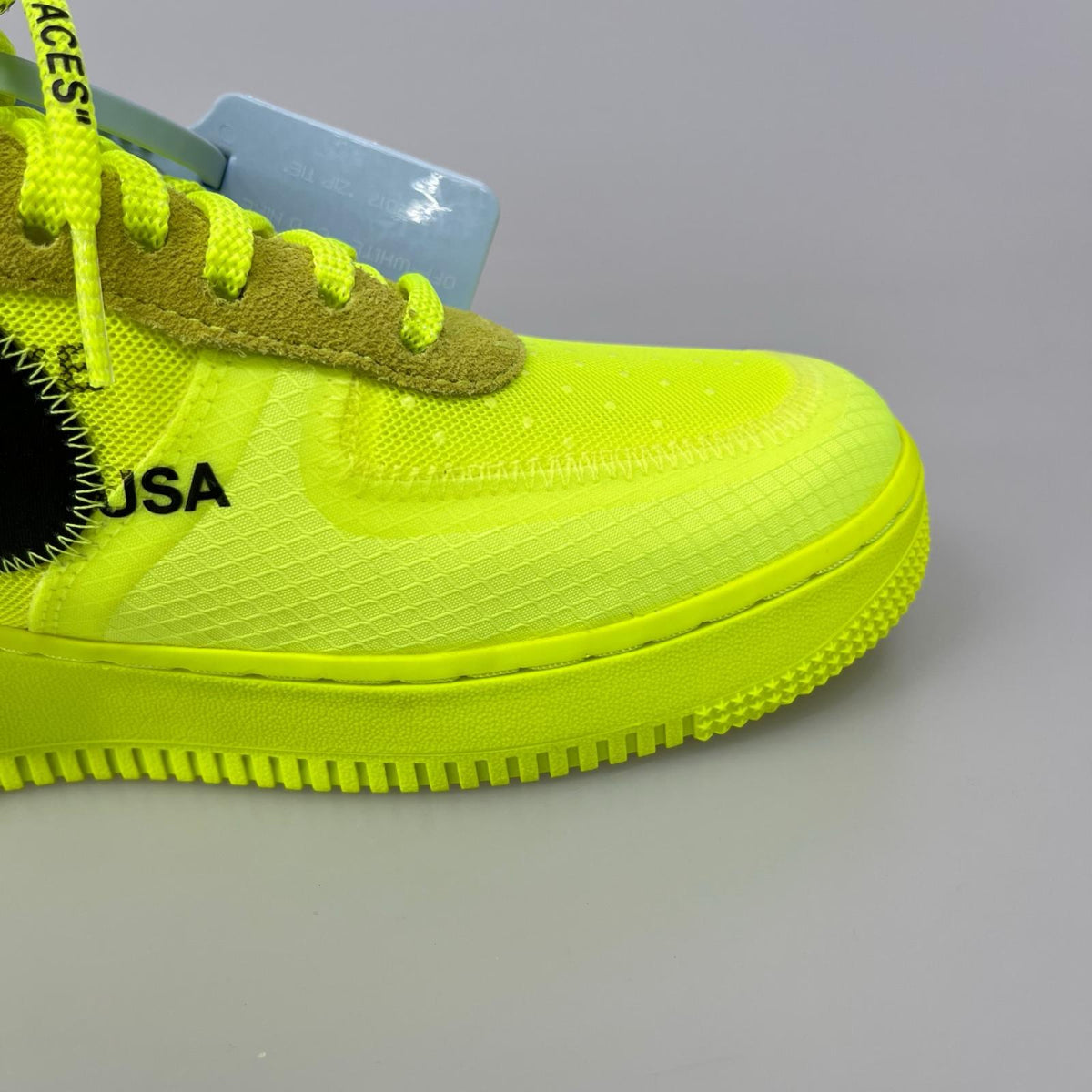 スニーカー ×OFF-WHITE THE 10 AIR FORCE 1 LOW VOLT 27.5cm (US9 1/2 UK9 EU45) イエロー