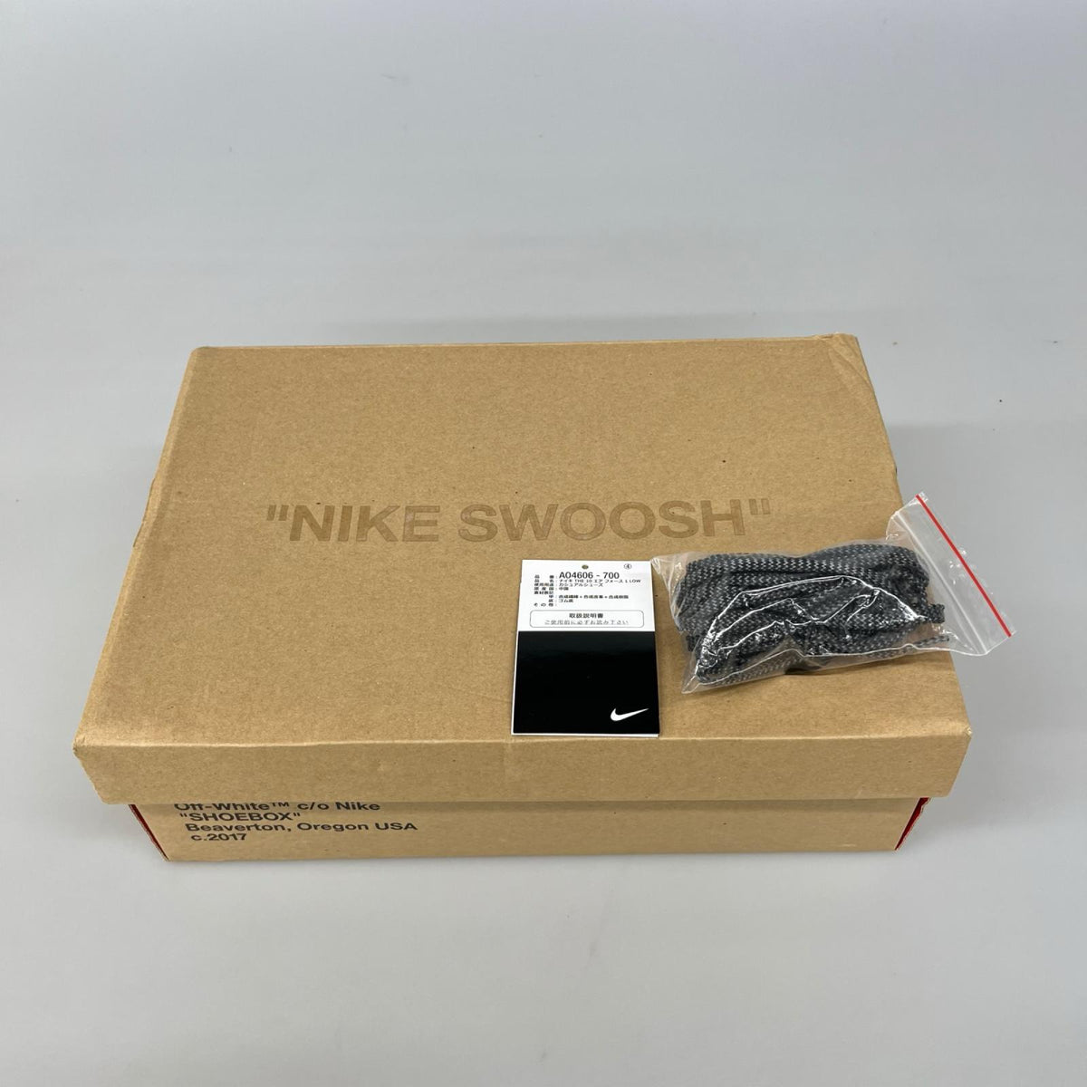 スニーカー ×OFF-WHITE THE 10 AIR FORCE 1 LOW VOLT 27.5cm (US9 1/2 UK9 EU45) イエロー