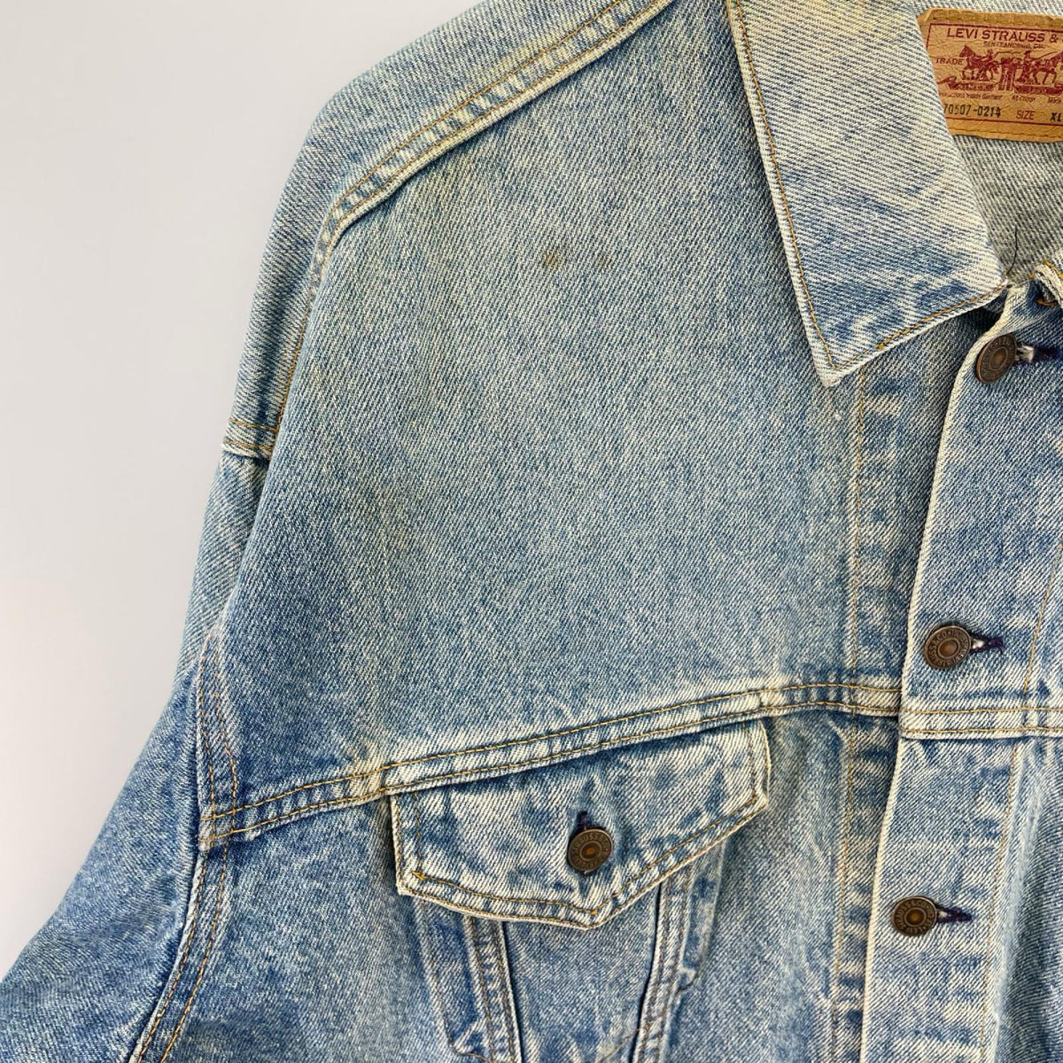 デニムジャケット 70507 90s デニムトラッカージャケット XL