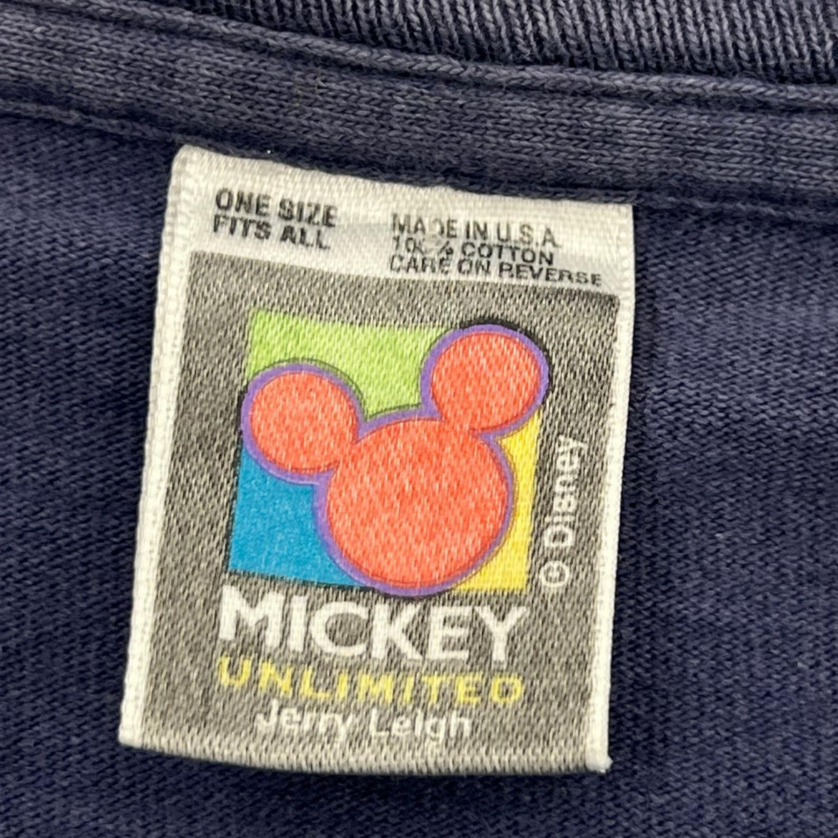 半袖Tシャツ Mickey BON VOYAGE 紺