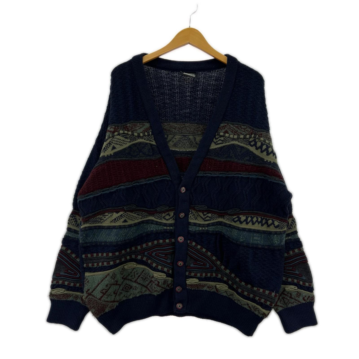 カーディガン JET MEN 3D KNIT 紺