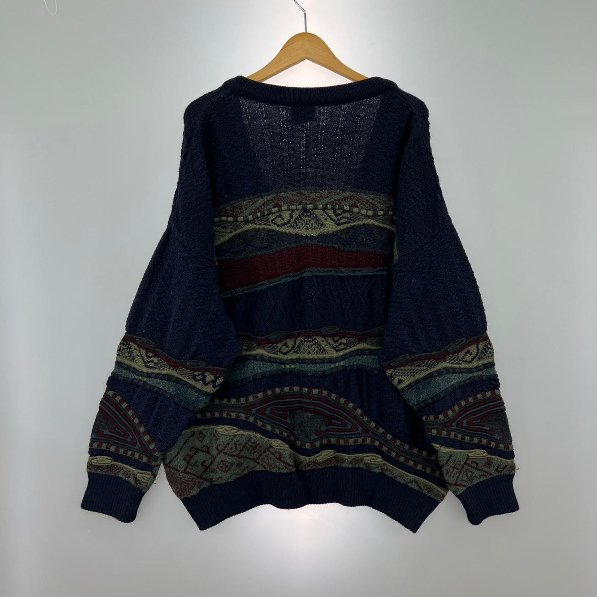 カーディガン JET MEN 3D KNIT 紺