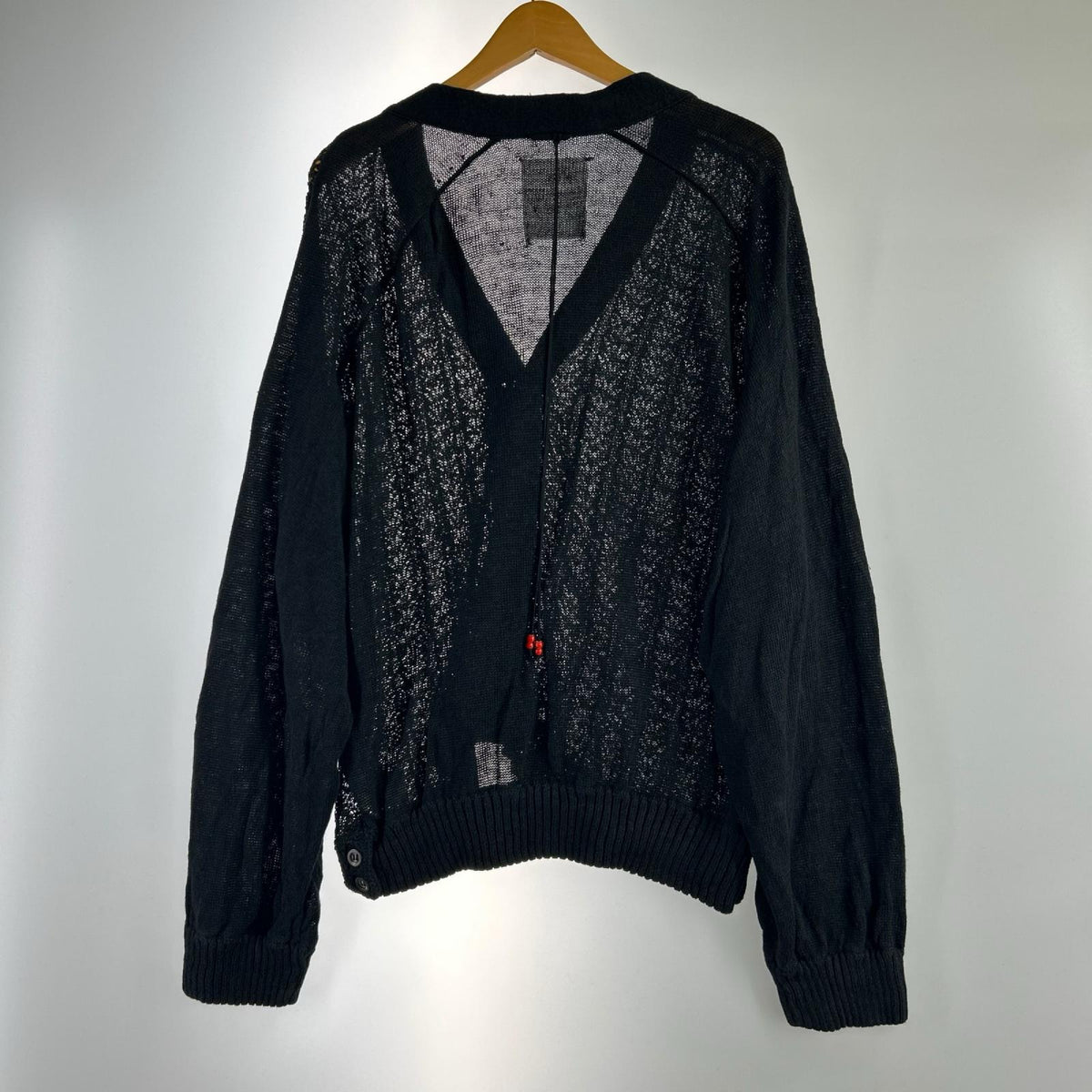 カーディガン 26SS/LACED KNIT CARDIGAN/1/ブラック 2 ブラック