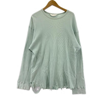長袖Tシャツ DAMAGE WAFFLE CREW LS T-SHIRT/2/ミント 2