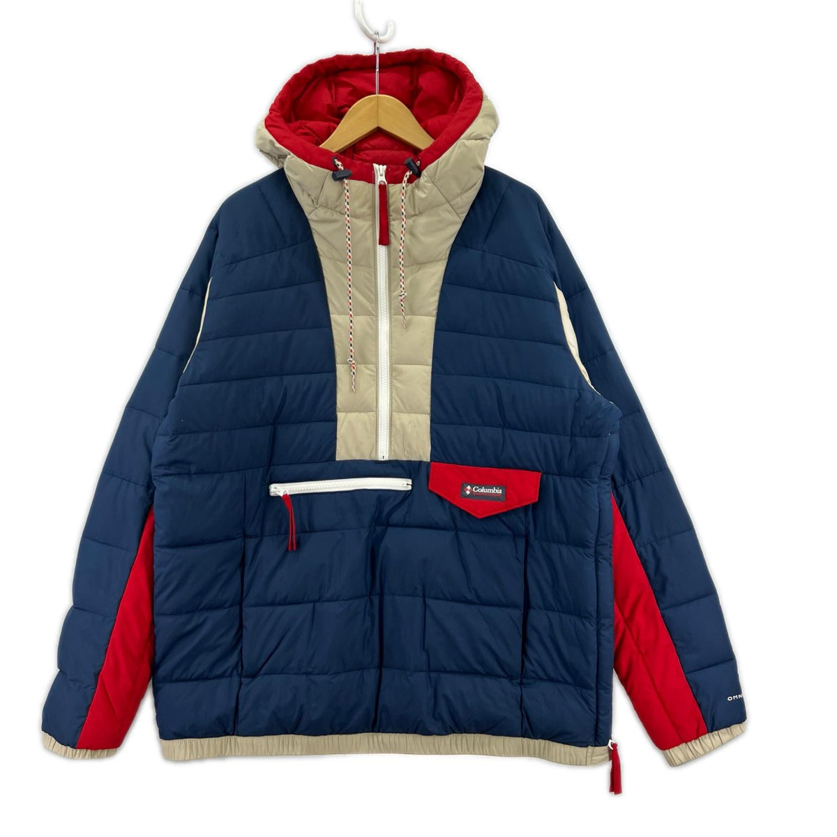 ダウンジャケット アノラック 紺 (L) L ネイビー