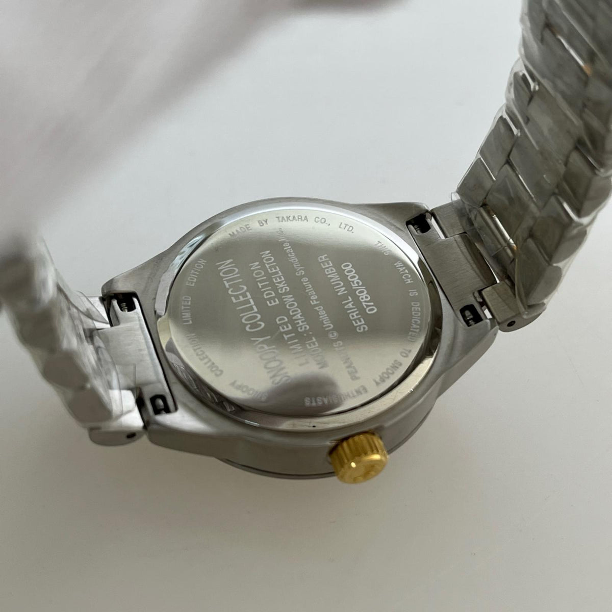 腕時計 SNOOPY COLLECTION SHADOW SKELETON 手巻き 腕時計 シルバー