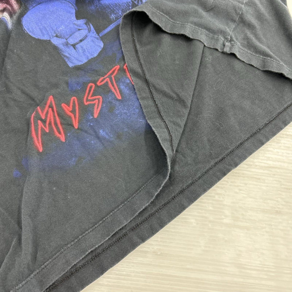 半袖Tシャツ MYSTERY MAN/黒/XS ブラック