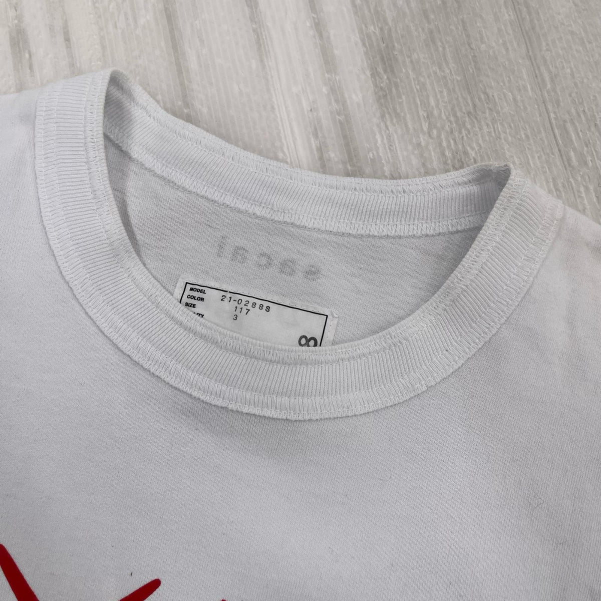 半袖Tシャツ KAWS/ロゴ/白 3 ホワイト