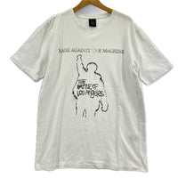 半袖Tシャツ RAGE AGAINST THE MACHINE/白 L ホワイト