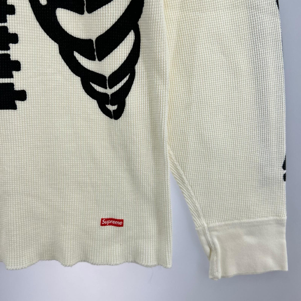 長袖Tシャツ HANES/ボーン/サーマル/白 L ホワイト