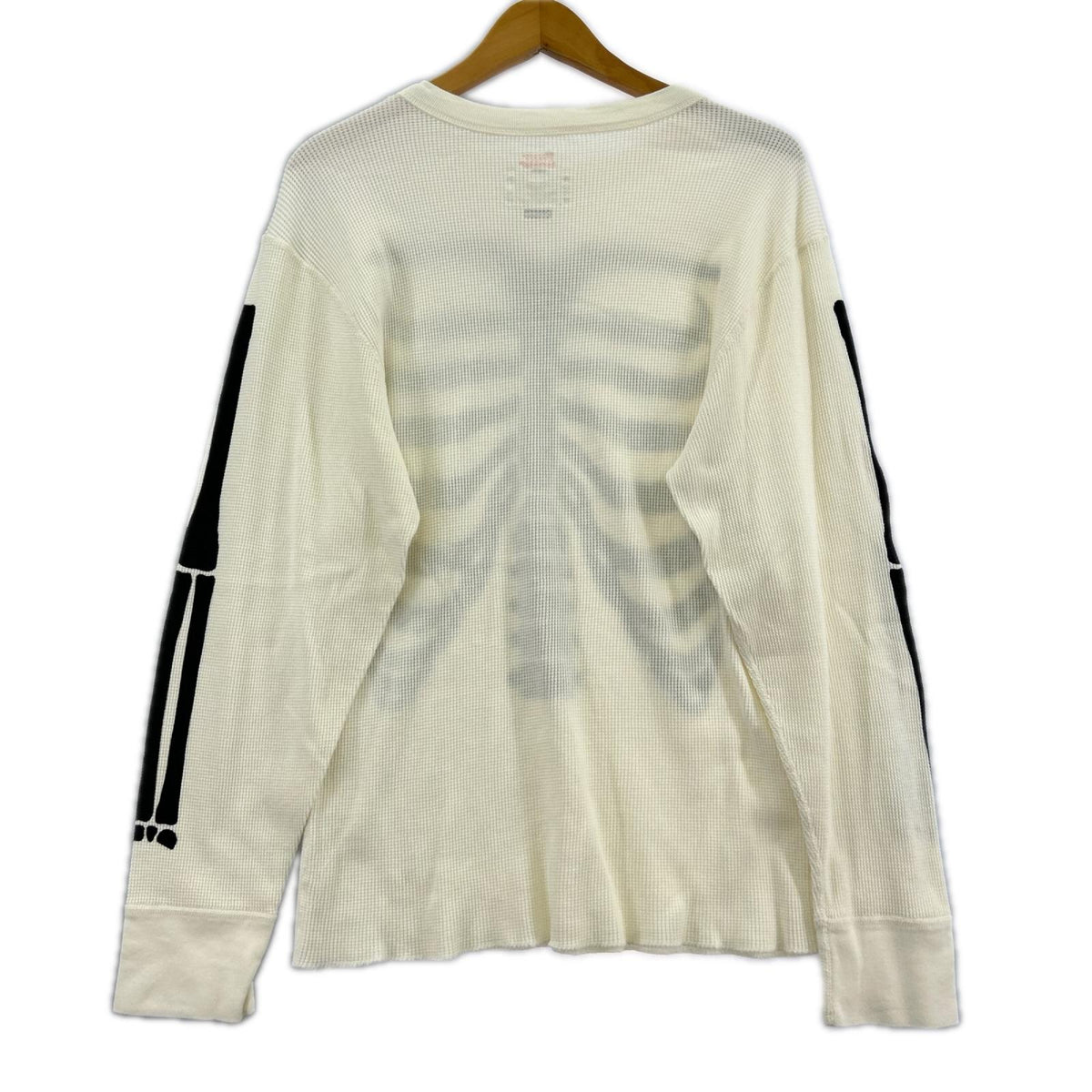 長袖Tシャツ HANES/ボーン/サーマル/白 L ホワイト