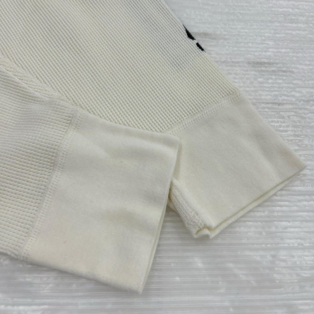 長袖Tシャツ HANES/ボーン/サーマル/白 L ホワイト