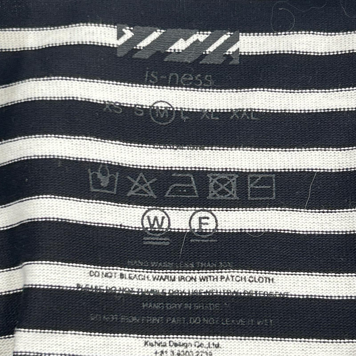 半袖Tシャツ ボーダー/バルーン/黒白 M ブラック