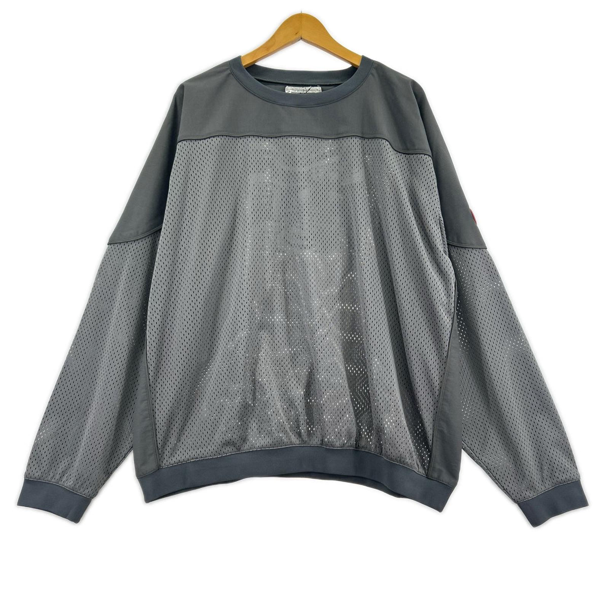長袖Tシャツ メッシュ/グレー L グレー