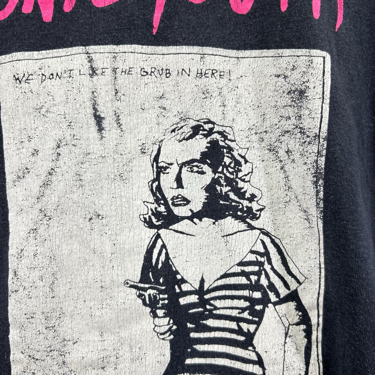 半袖Tシャツ SONIC YOUTH We Don't Like The Grub Shirt グレー