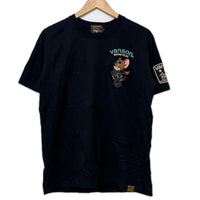 半袖Tシャツ VANSON トムとジェリー 刺繍Tee L ブラック L ブラック