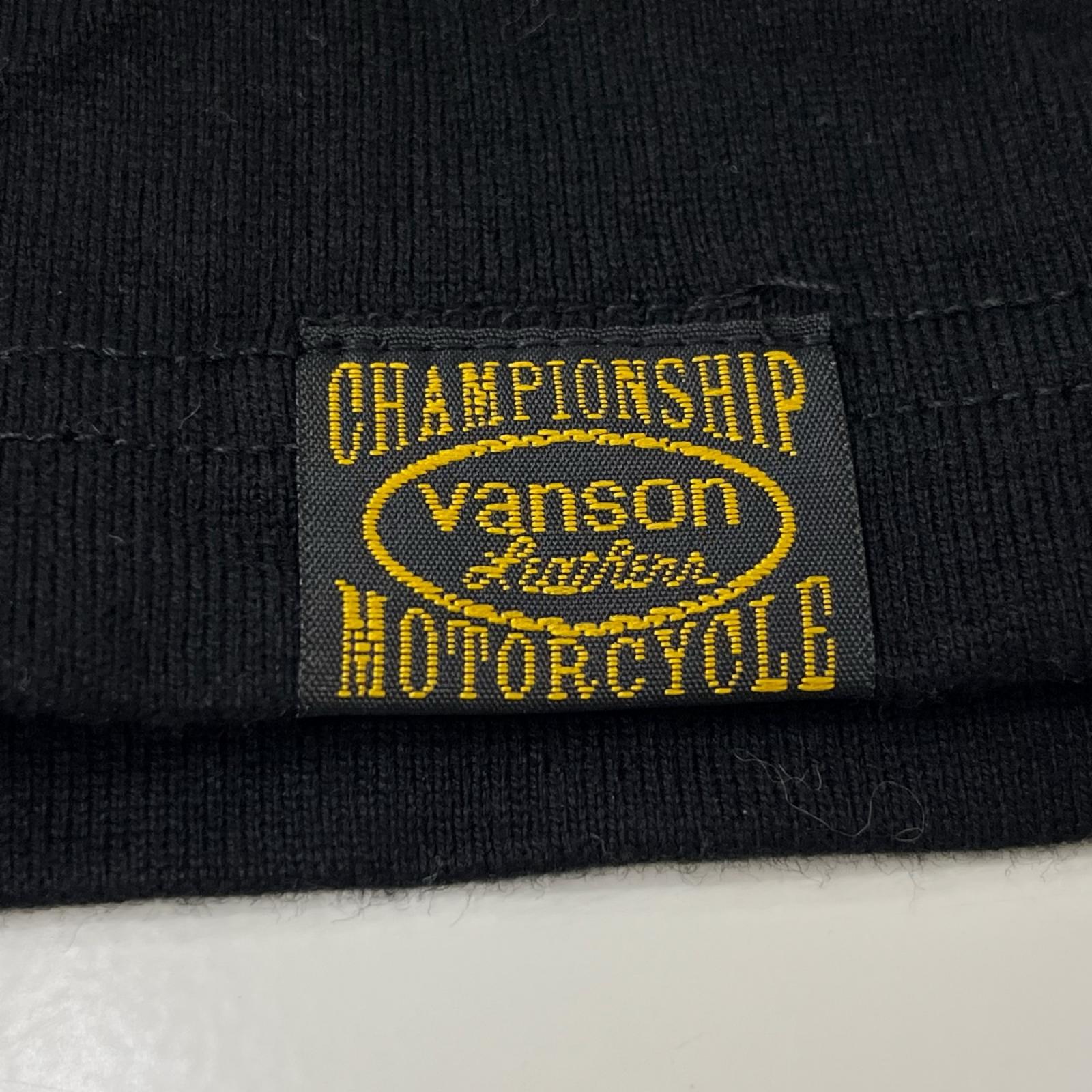 半袖Tシャツ VANSON トムとジェリー 刺繍Tee L ブラック L ブラック