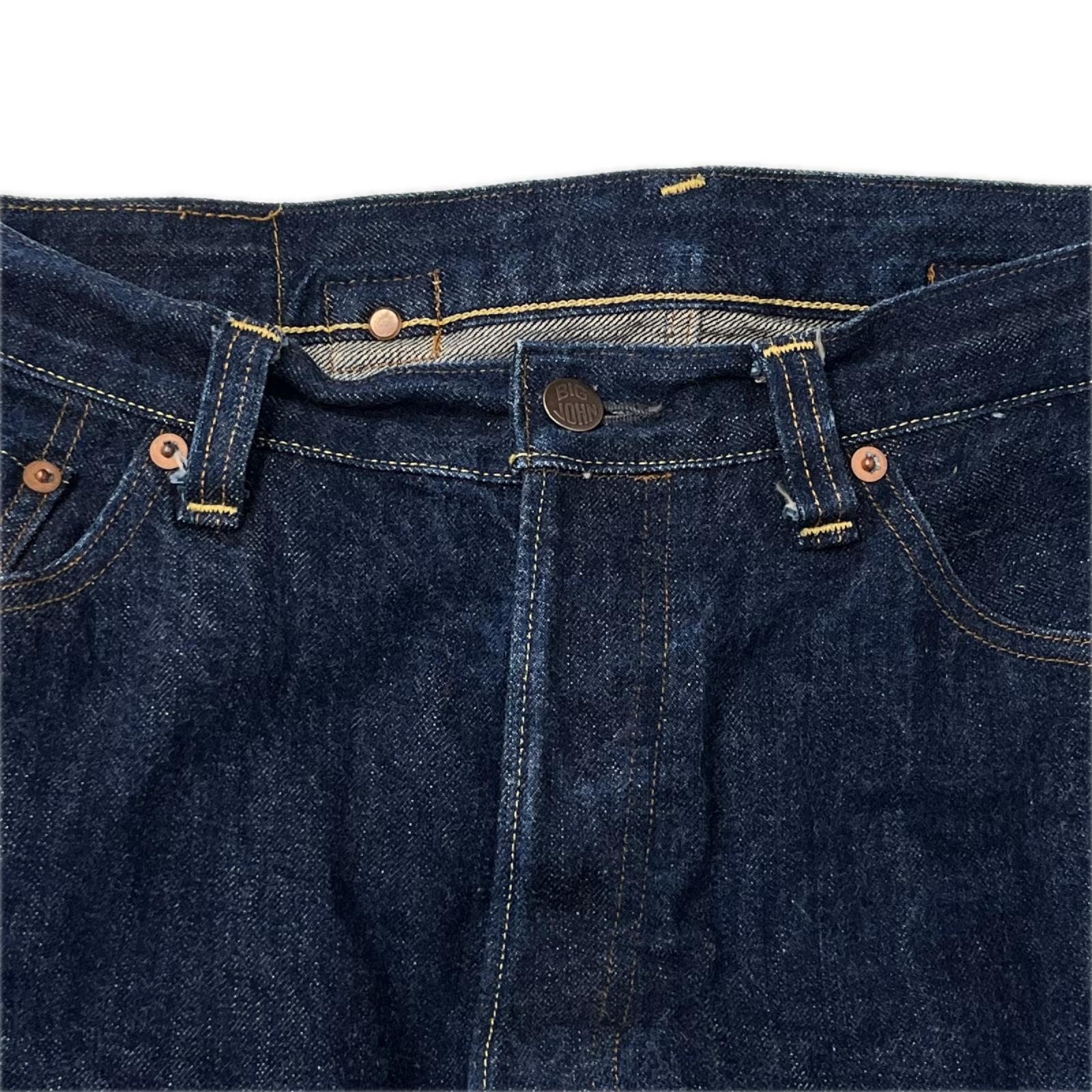 デニムパンツ Big John BUCKAROO カイハラ社 セルビッチデニム 36 インディゴ 36
