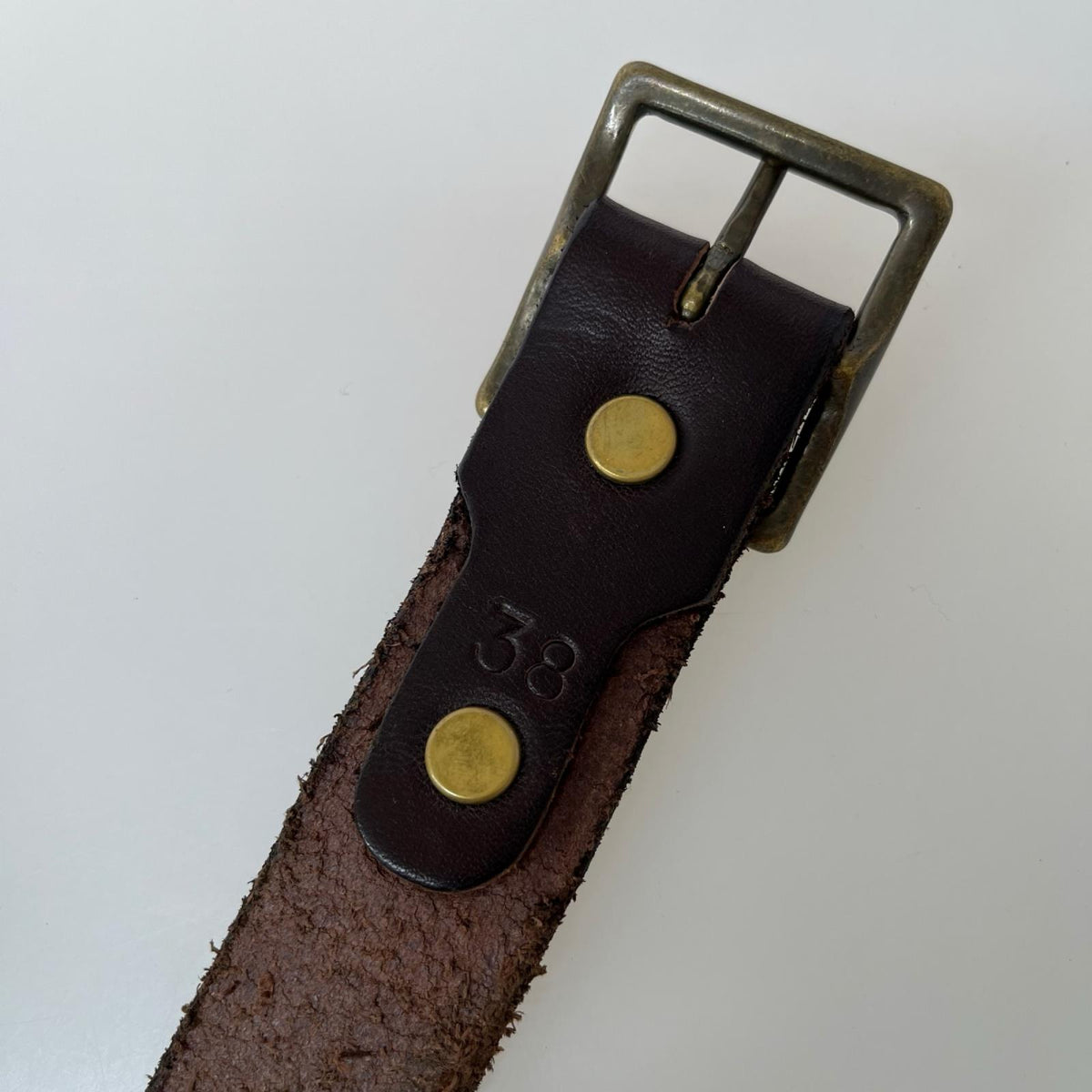 その他アクセサリー フラワー&ターコイズ セミナローベルト エンドオンリー 38 ブラウン