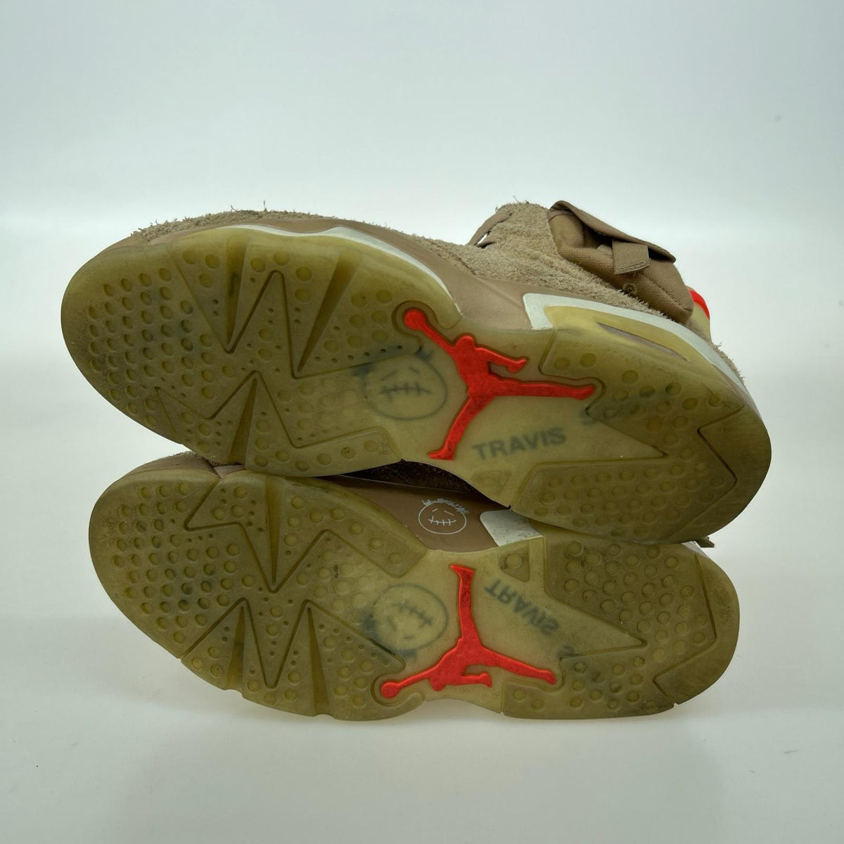 スニーカー × Travis Scott Air Jordan 6(27.5) 27.5cm (US9 1/2 UK9 EU45) ベージュ