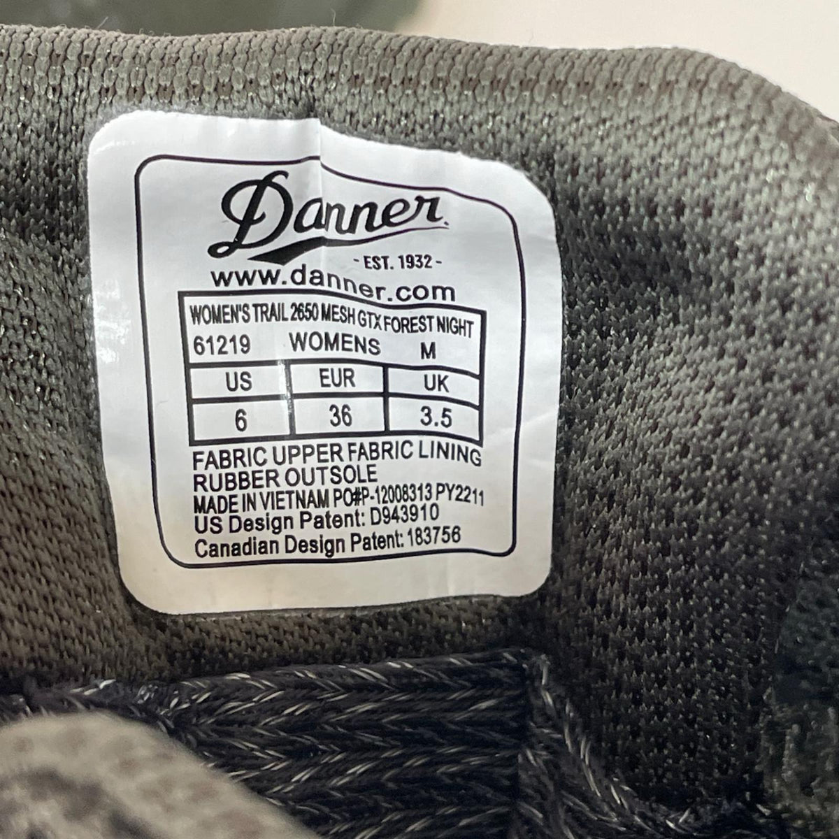 スニーカー WMNS TRAIL 2650 MESH GTX (US6) 61219 24cm (US6 UK5 1/2 EU38)