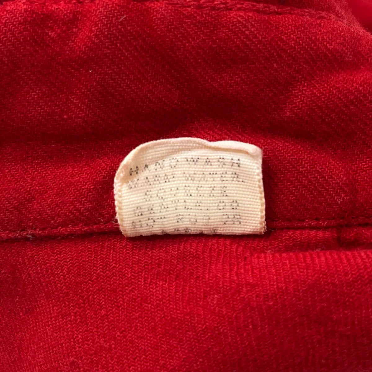 長袖シャツ Brooks Brothers 60s コットンウール 6ボタン フランネルシャツ 16 1/2 レッド