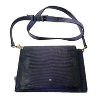 ショルダーバッグ Madison avenue collection アリゲーター ネイビー ネイビー