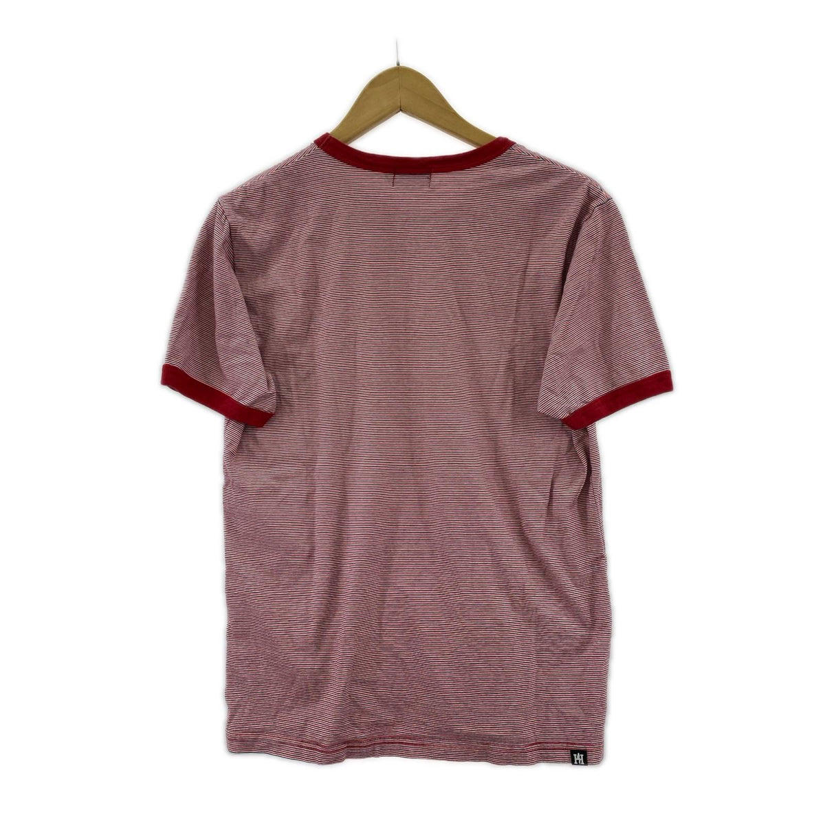 半袖Tシャツ ボーダー 赤 M レッド