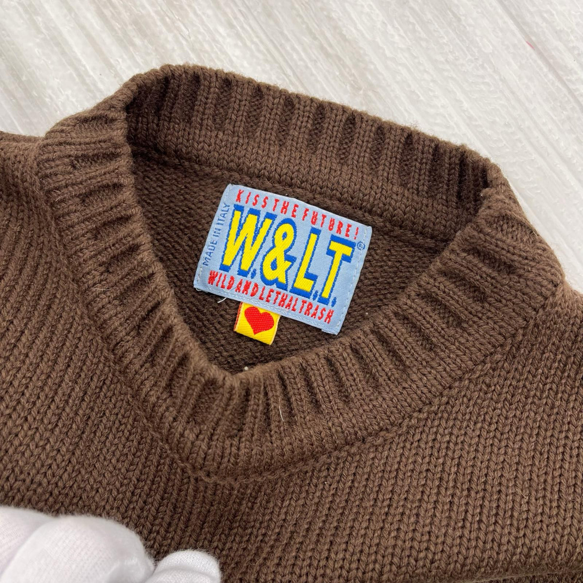 ニット W< 97AW カエルニット M