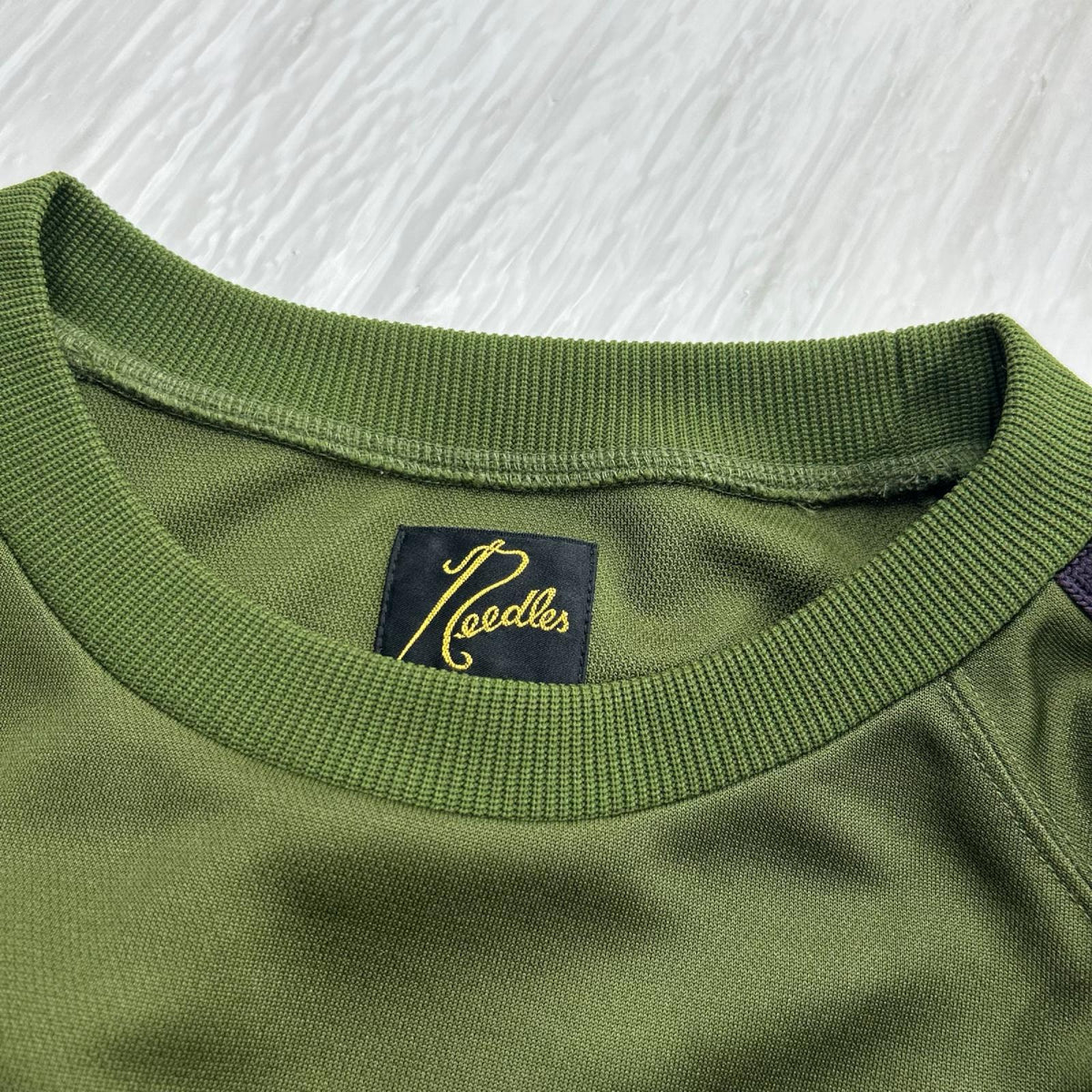 長袖Tシャツ 24SS/TRACK CREW NECK SHIRT/グリーン グリーン