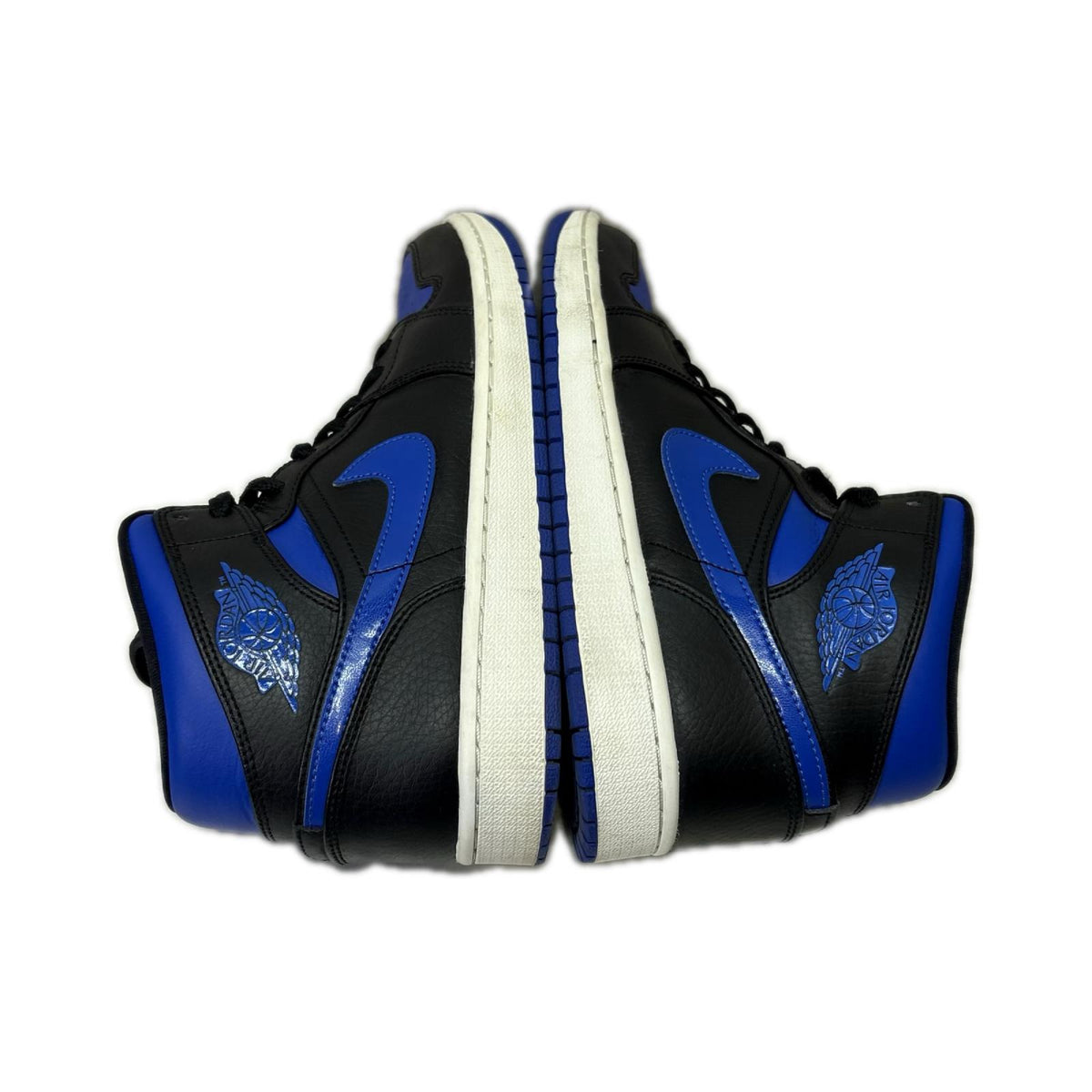 スニーカー Air Jordan 1 Mid Black/Blue 27.5cm (US9 1/2 UK9 EU45) ブルー