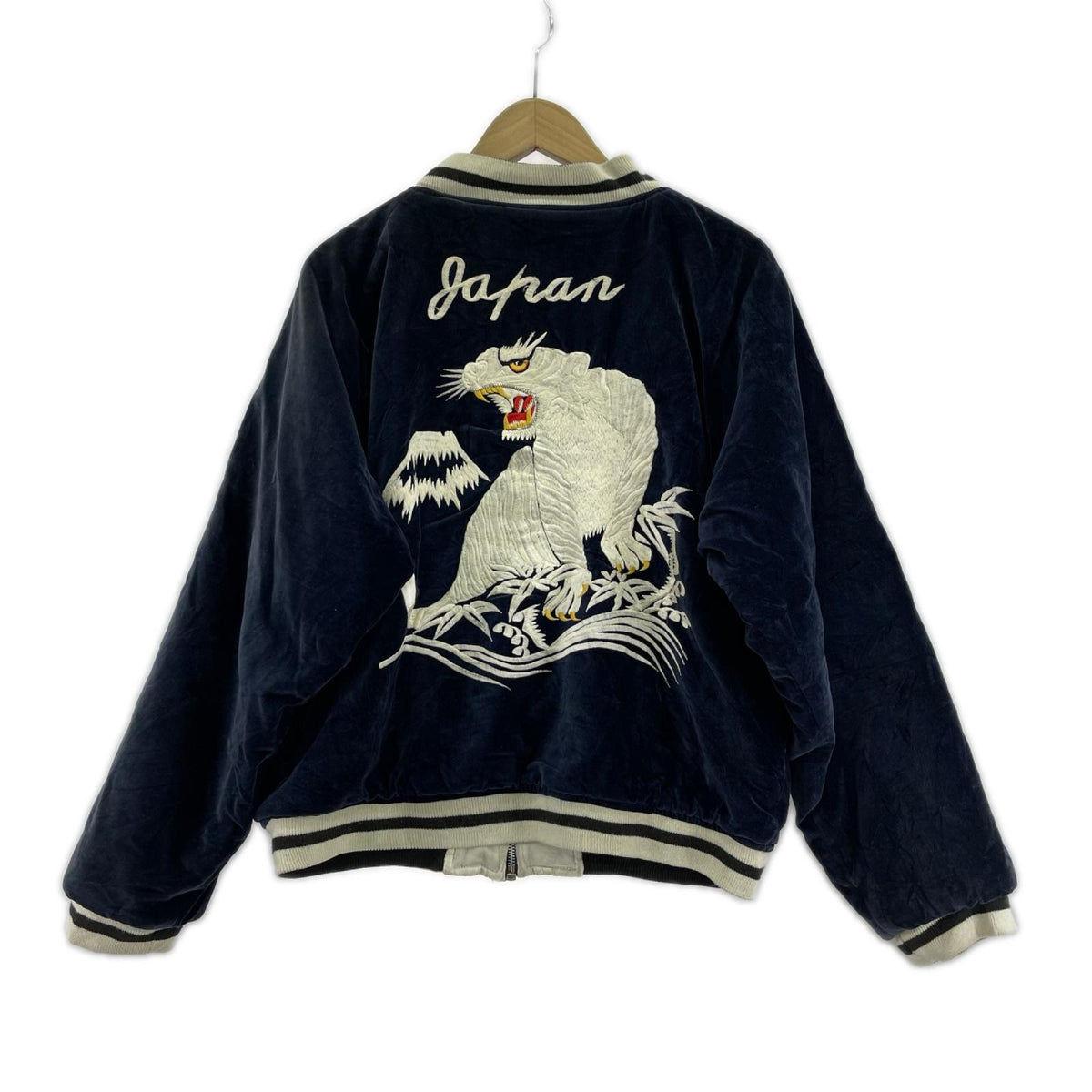 ジャケット 70s~80s 別珍 リバーシブル 虎鷲 スカジャン