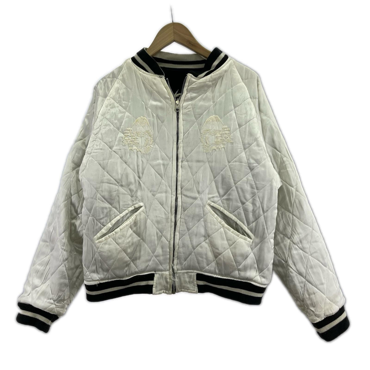 ジャケット 70s~80s 別珍 リバーシブル 虎鷲 スカジャン