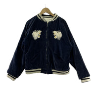 ジャケット 70s~80s 別珍 リバーシブル 虎鷲 スカジャン