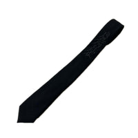 その他アクセサリー Yohji Yamamoto 南無阿弥陀仏 Embroidery tie ネクタイ 黒