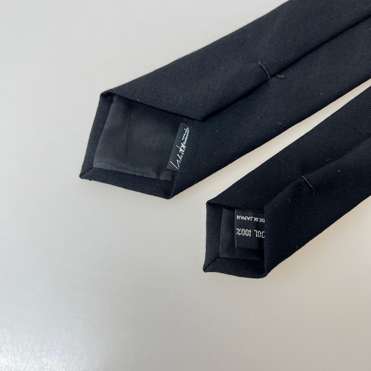 その他アクセサリー Yohji Yamamoto 南無阿弥陀仏 Embroidery tie ネクタイ 黒
