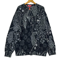 ニット Supreme Printed Paisley Sweater 黒 (XL) ブラック