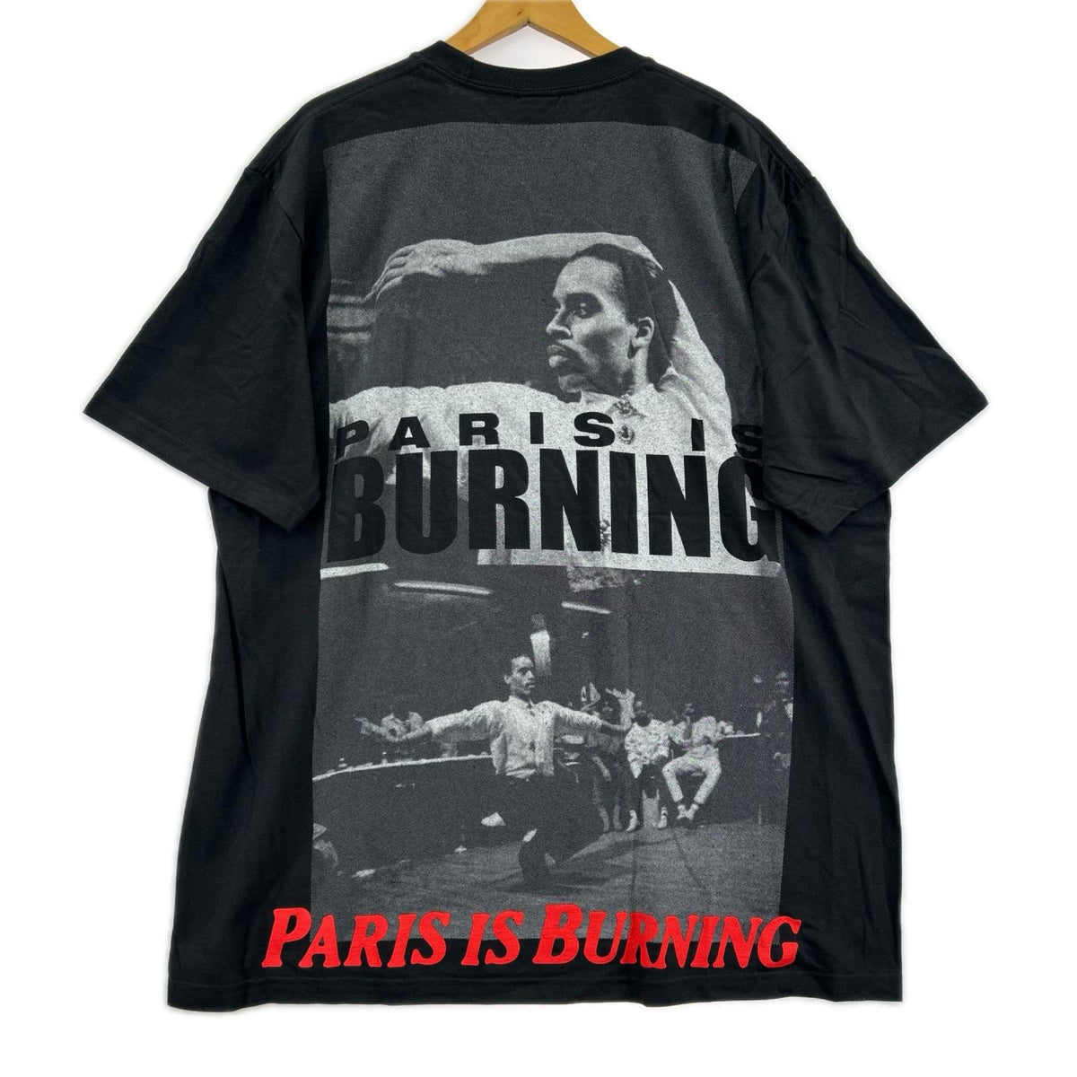 半袖Tシャツ Supreme Paris is Burning Tee 黒 (XL) ブラック