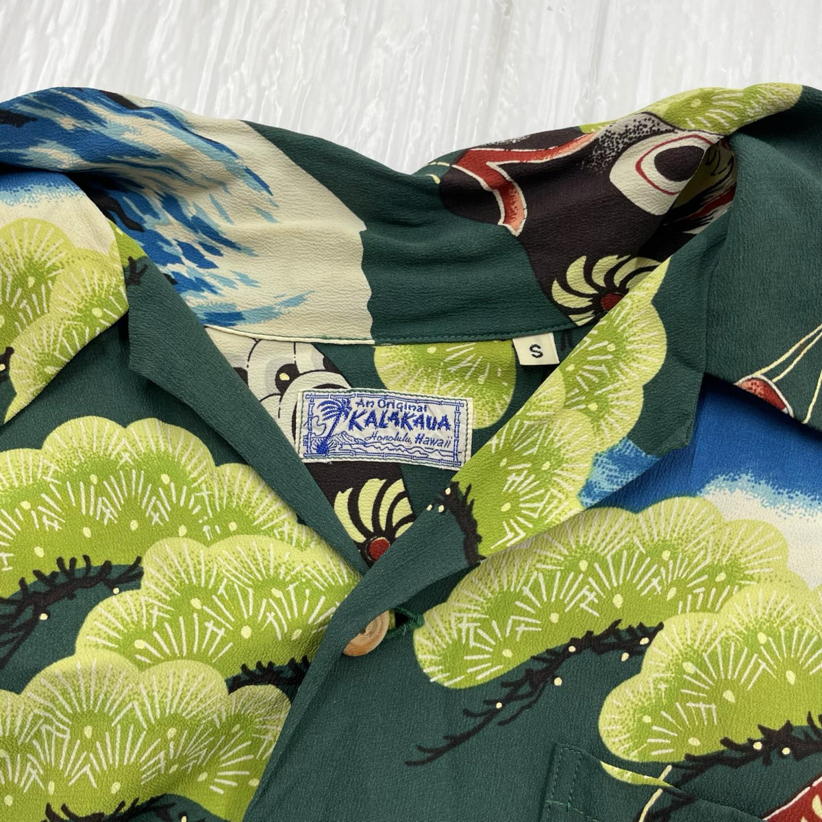 半袖シャツ KALAKAUA "CARP STREAMER" SS32293 アロハ-S S