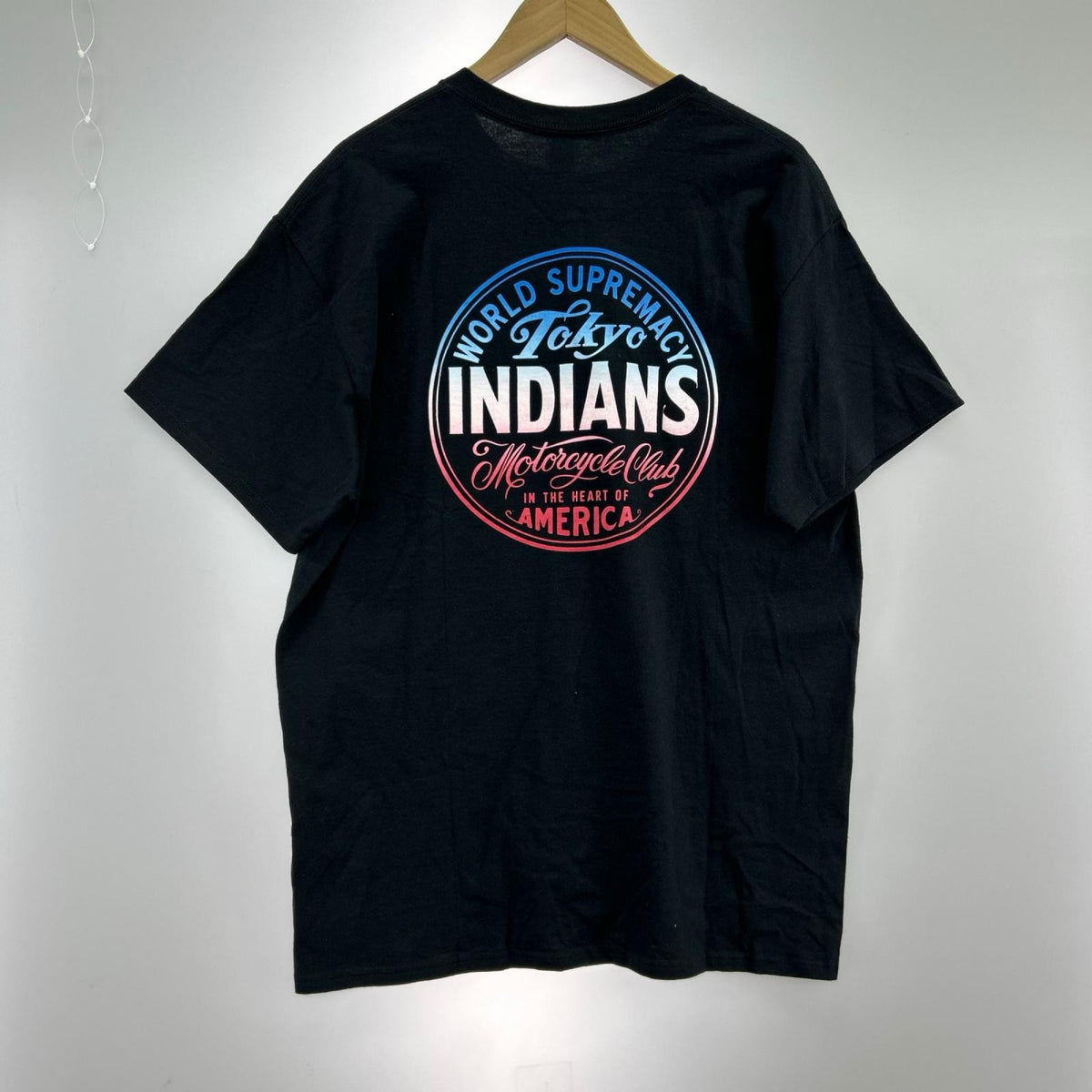 半袖Tシャツ TOKYO INDIANS AMERICA L ブラック