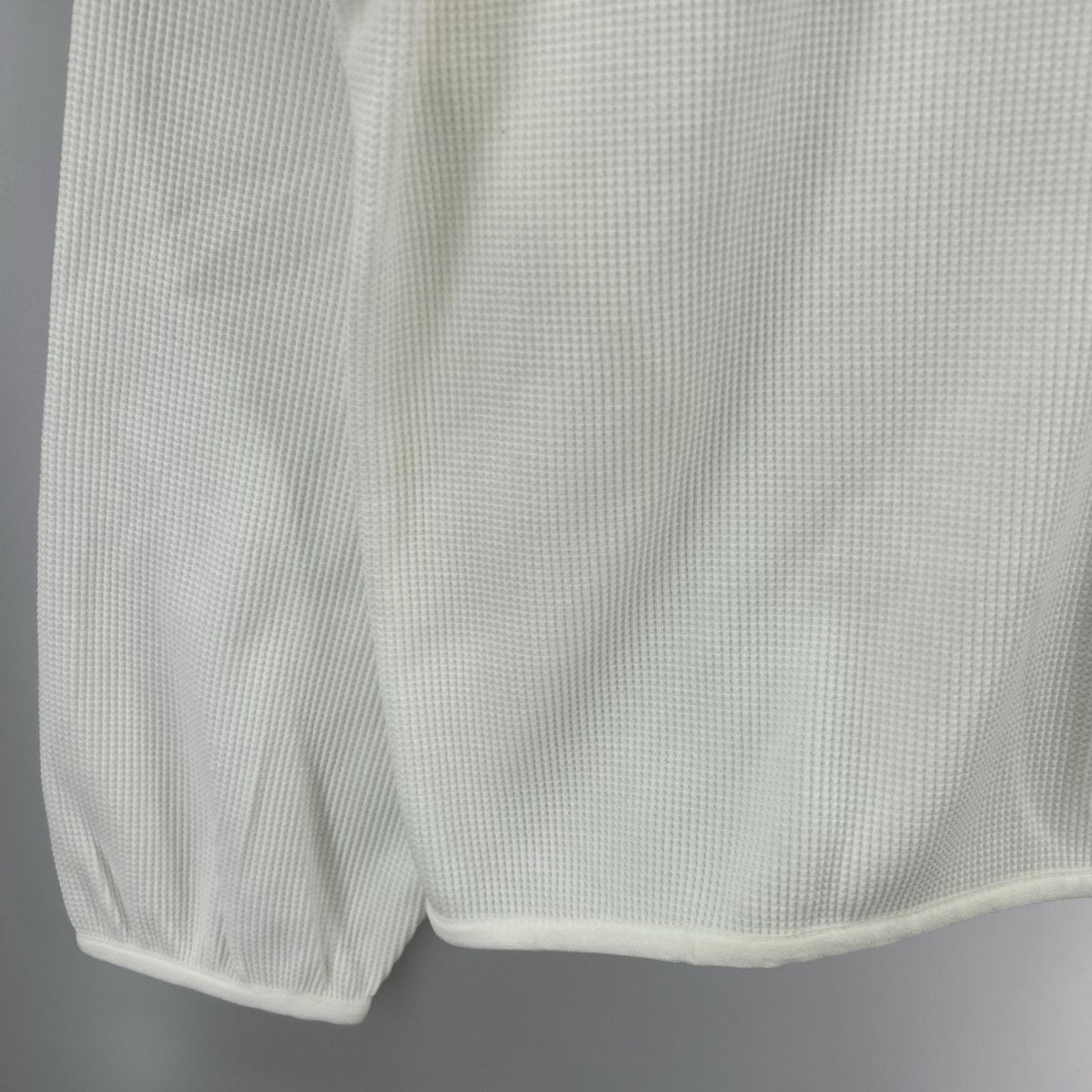 パーカー ワッフルフーディー WHT XL ホワイト