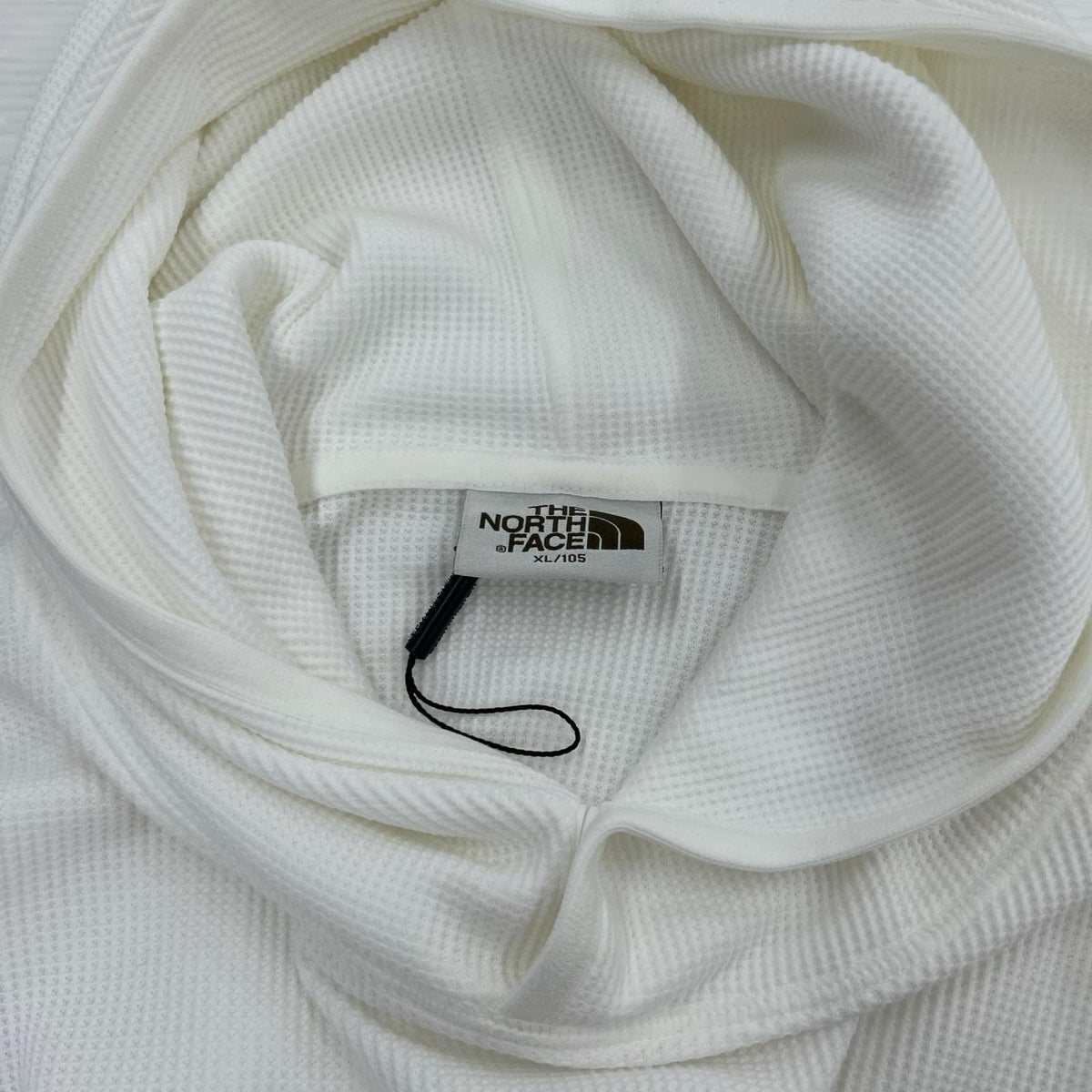 パーカー ワッフルフーディー WHT XL ホワイト