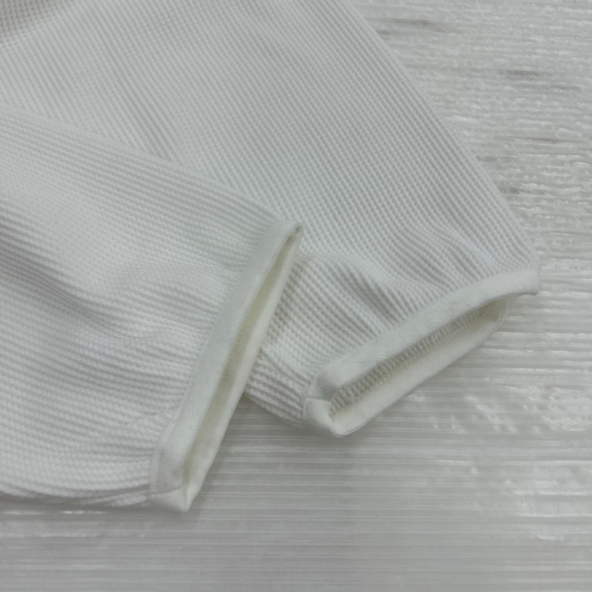 パーカー ワッフルフーディー WHT XL ホワイト
