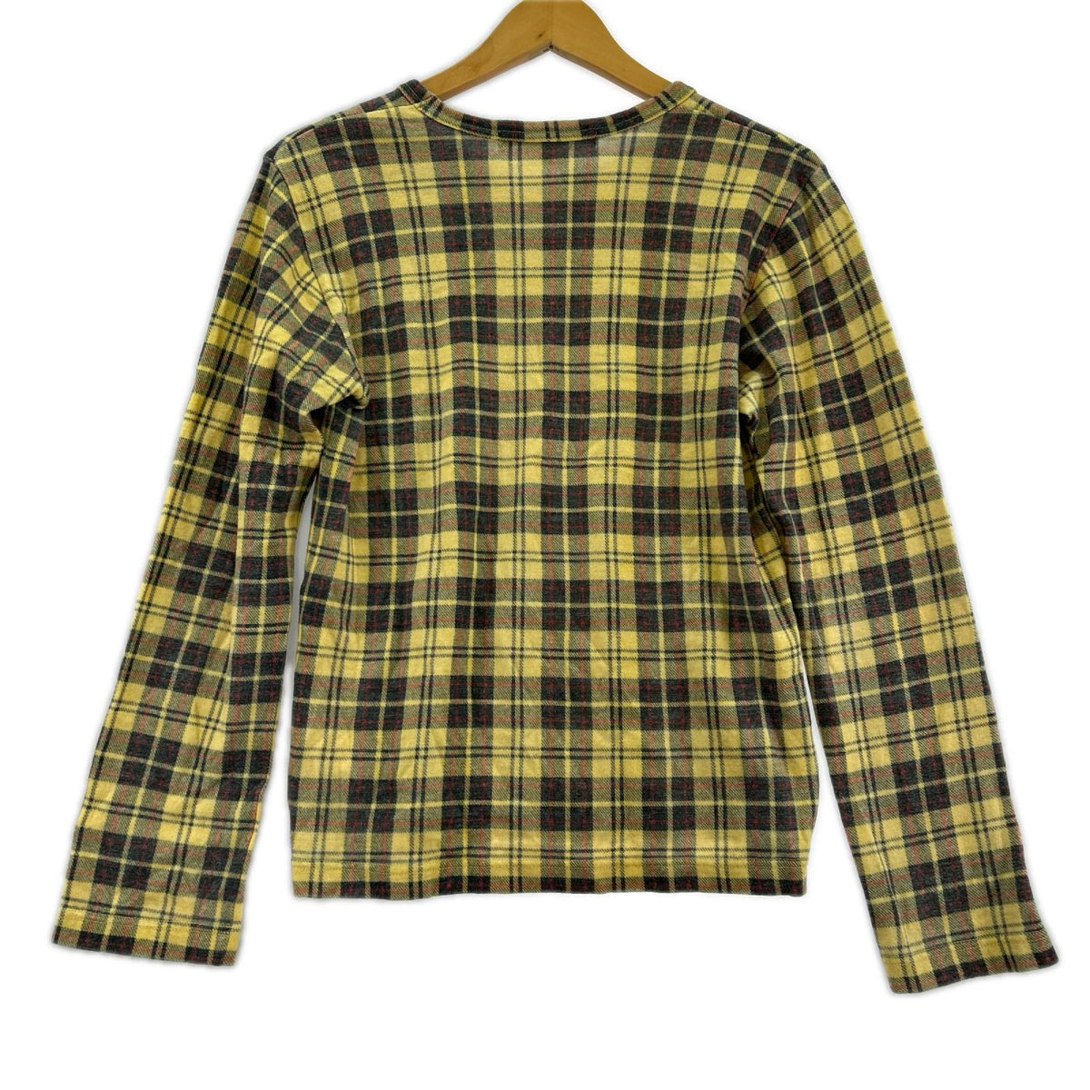 半袖Tシャツ COMME des GARCONS 12AW コムコム LSウールカットソー チェック RJ-T017(XS)