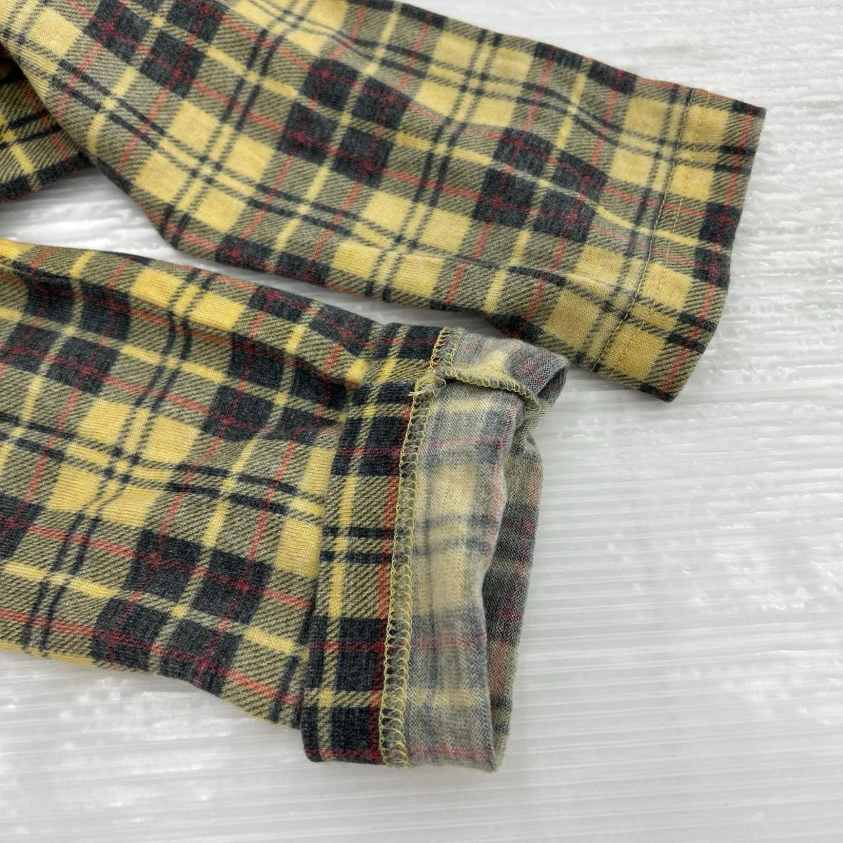 半袖Tシャツ COMME des GARCONS 12AW コムコム LSウールカットソー チェック RJ-T017(XS)