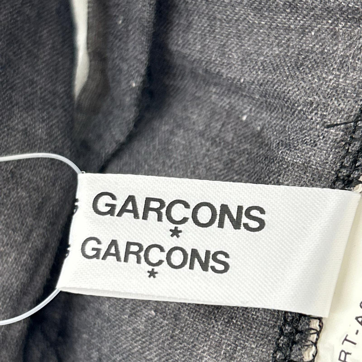 サロペット COMME des GARCONS 17AW ボーダーチェック スカート (XS)